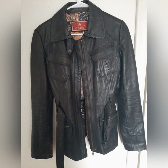 Faux leather jacket medium - Picture 4 of 4